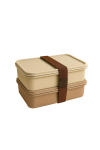 Toiduainekarbi komplekt Hermia BU0001, 0.75 l, 19 cm x 13 cm, pruun v./pruunikas v., 2 tk