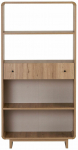 Raamaturiiul Nordure Senza Sepet, tamm v., 153 cm x 78 cm x 34 cm