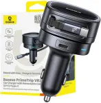 Auto laadija Baseus PrimeTrip VR1, USB Type A/2 x USB Type C, must v., 60 W