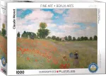 Pusle Eurographics Fine Art Claude Monet The Poppy Field 6000-0826, 67.6 cm x 48.9 cm, 1000 tk, mitmev&auml;rviline