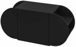 Kingakapp Kalune Design Pozy, must v., 40.4 cm x 110 cm x 50 cm