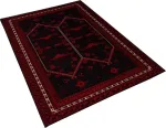 Kahjustatud pakendiga toode. Vaip Conceptum Hypnose W1087, must v./punane v./beež v., 180 cm x 120 cm