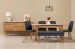 S&ouml;&ouml;gitoa komplekt Kalune Design Vina 03 1048, tumesinine v./atlantic pine v.