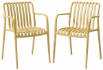 &Otilde;uetoolide komplekt Homla Valoro 245082, sinep v., 58 cm x 54.5 cm x 81 cm, 2 tk.