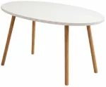 Kohvilaud Kalune Design Peka 126, valge v., 90 cm x 50 cm x 60 cm