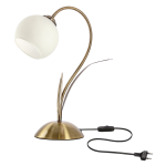 Laualambid Candellux Lighting Nestor 41-44570, E27, 40W, valge v./kuldne v.
