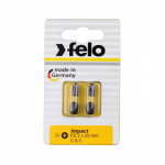 L&ouml;&ouml;kkruvikeeraja otsikud Felo 02102241, PZ2, 25 mm