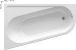 Vann, nurgaga Ravak Chrome, 160 cm x 105 cm x 44 cm, vasakpoolne, valge