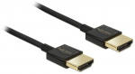 Juhe Delock High Speed HDMI /Ethernet 3D HDMI-A 19 pin male, HDMI-A 19 pin male, 3 m