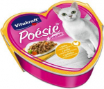 Kassi m&auml;rgtoit Vitakraft Poesie Sauce, kanaliha/k&ouml;&ouml;giviljad, 0.085 kg