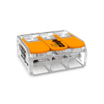 Klemm Wago, 0,5-6 mm&sup2;, 32 A, oranž v.