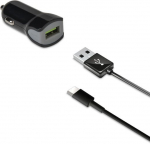 Auto laadija Celly, USB/USB-C