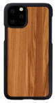 Telefoni &uuml;mbris Man&Wood, pruun v./must v., Apple