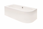 Vann, sisseehitatav Besco Avita, 150 cm x 75 cm x 42 cm, parempoolne, valge v.