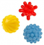 Sensoorne pall, kujundid ja v&auml;rvid Tullo Sensory Balls TULLO 453, (v&auml;rv/disain valitakse juhuslikult), 3 tk