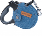 Automaatne jalutusrihm Amiplay Denim, sinine, S 5m
