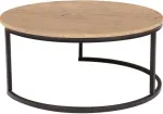 Kohvilaud Home4you Britu, pruun v., 80 cm x 80 cm x 35 cm