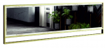 Peegel Kalune Design Polka 2, rippuv, 121.8 cm x 37.8 cm, kuldne v./valge v.