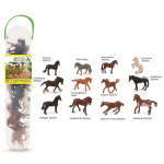 Komplekt Collecta Mini Horses A1109, 12 tk, mitmev&auml;rviline