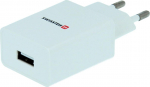 Telefoni laadija Swissten Travel Charger, USB, 100 cm, valge, 5 W