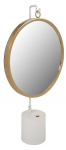 Meigipeegel Kayoom Eleganca 325, teisaldatav, 41 cm x 75 cm, kuldne/valge
