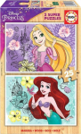 Pusle 2in1 Educa Disney Princess 19288, 18 cm x 26 cm, 50 tk, mitmev&auml;rviline