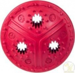 M&auml;nguasi koerale, tassimiseks Barry King Disc BK-15109, 11 cm, &Oslash; 11 cm, punane v.