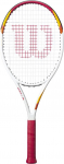 Tennisereket Wilson SIX ONE, valge v./punane v./kollane v.
