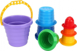 Arendav m&auml;ng Technok Cup Pyramid Puzzle For Toddler, mitmev&auml;rviline, 7 tk