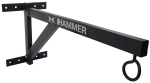 Poksikoti kinnitused Hammer Wall Holder For Boxing Bags, antratsiit v./must v.