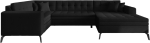 Nurgadiivan Montez Flores 10, must v., parem, 180 x 340 cm x 93 cm