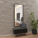 Peegel Vasto, rippuv, 60 cm x 140 cm, must v.
