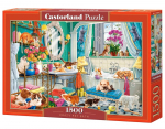 Pusle Castorland Crazy Pet Bath 152094, 47 cm x 68 cm, 1500 tk, mitmev&auml;rviline