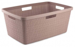 Pesukast Curver Jute, 46 l, roosa v., 59 cm x 39 cm