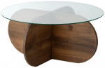 Kohvilaud Kalune Design Bubble 2, p&auml;hklipuu v., 75 cm x 75 cm x 35 cm