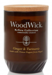 K&uuml;&uuml;nal, l&otilde;hna WoodWick Renew Ginger & Turmeric, 60 - 120 h, 368 g, Pruun v.