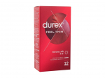 Kondoomid Durex Feel Thin Regular Fit, mm, 12 tk