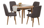 S&ouml;&ouml;gitoa komplekt Kalune Design Vina 1051, pruun v./antratsiit v.