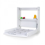 Vertikaalne m&auml;hkimislaud beebidele BabyTrold, 80 cm x 65 cm, valge v.