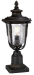 Vabalt seisev v&auml;lisvalgusti Elstead Lighting Luverne, 60W, E27, IP44, pronks v./must v., 22.9 cm x 50 cm