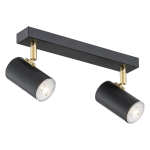 Valgusti lagi Argon Lagos 891, GU10, 2 x 5 W, must v.