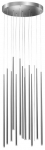 Valgusti rippuv AZzardo Louise 12, LED, 3000 &deg;K, 12 x 3 W, kroom v.