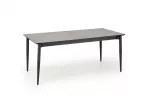 S&ouml;&ouml;gilaud pikendatav Charles, must v./hall v., 180 - 260 cm x 90 cm x 76 cm
