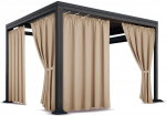 Paviljoni kardin ZMOT-07, 155 x 230 cm, hele pruun v.