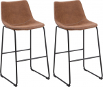 Toolide komplekt Beliani Franks, pruun v., 46 cm x 46 cm x 99 cm, 2 tk