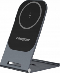 Juhtmevaba induktiivne laadija Energizer WCP-102, USB Type C/MagSafe, 12.8 cm, must, 15 W