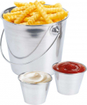 Serveerimiskomplekt Excellent Houseware Fries, h&otilde;be, roostevaba teras