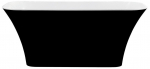 Vann, teisaldatav Besco Assos Black&White Matt, 160 cm x 70 cm x 64.5 cm, ristk&uuml;lik, valge/must