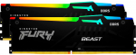 Operatiivm&auml;lu (RAM) Kingston Fury Beast RGB, DDR5, 32 GB, 6400 MHz