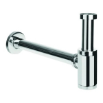 Sifoon vannitoavalamu jaoks Laveo, kroom